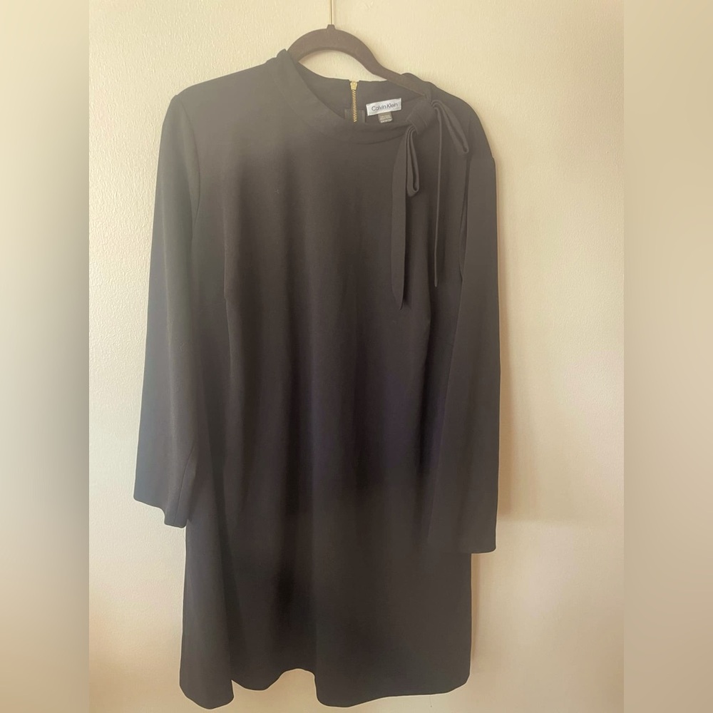 Calvin Klein black dress with bow Size 22W